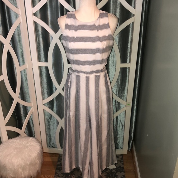 Harper & Me Stripped Jumpsuit - Picture 6 of 12